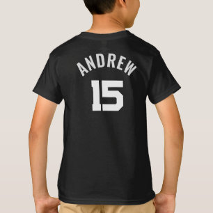 Camiseta Equipo Juvenil Personalizado con Número de Jugador