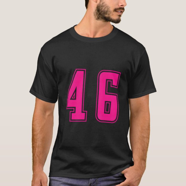 Camiseta Equipo K Número 46 Uniforme Numerado Junior Deport (Anverso)