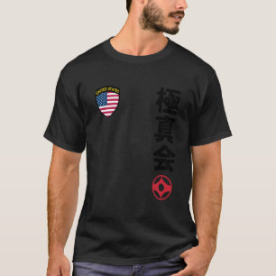 Camiseta Equipo Karate Kyokushinkai USA Kanji Artes Marcial
