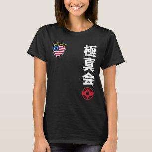 Camiseta Equipo Karate Kyokushinkai Usa Martia Japonesa Kan