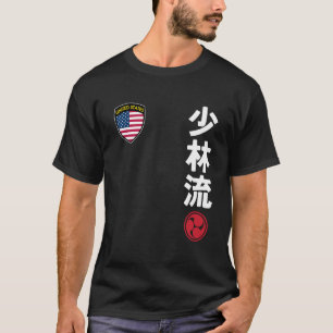 Camiseta Equipo Karate Shorin Ryu USA Bandera Artes Marcial