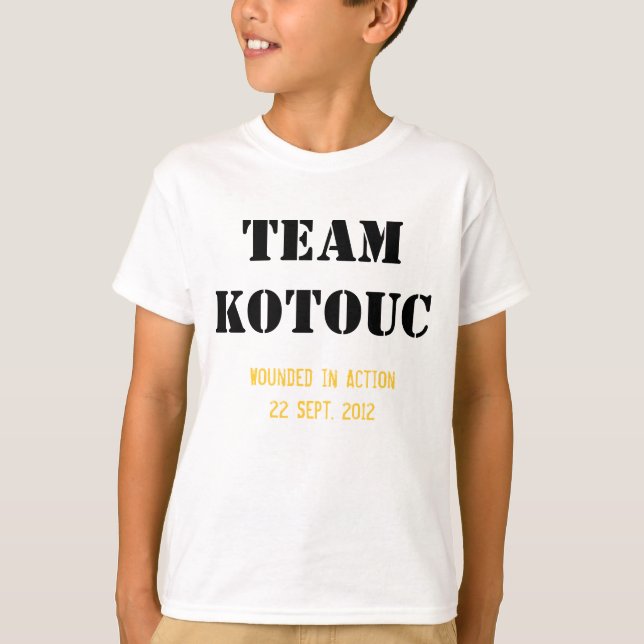 Camiseta Equipo Kotouc para niños (Anverso)