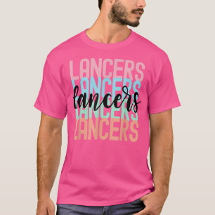 Camiseta Equipo Lancers Mascot School Spirit Game Night