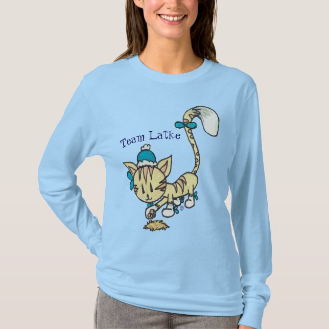 Camiseta "Equipo Latke" de mujer Hanukkah Fifi T-Shirt (Anverso)
