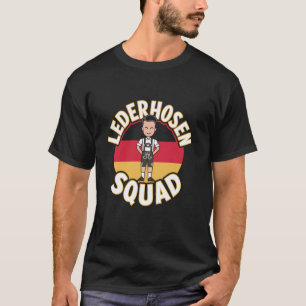 Camiseta Equipo Lederhosen Ropa Divertida para Traje Alemán
