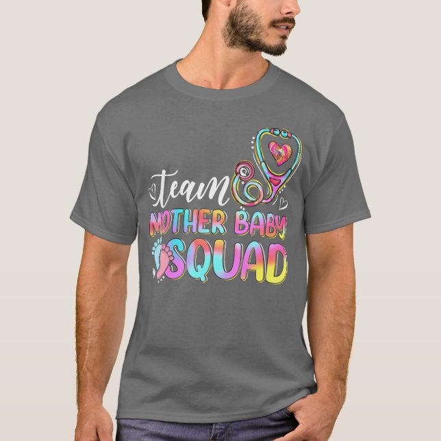 Camiseta Equipo Madre Escuadrón Madre Madre Enfermería de E (Anverso)