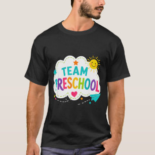 Camiseta Equipo maestro de preescolar de vuelta al colegio