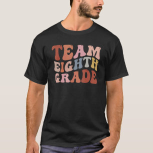 Camiseta equipo maestro retro vintage de octavo grado de vu