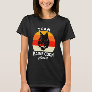 Camiseta Equipo Maine Coon Cat Maine Coon