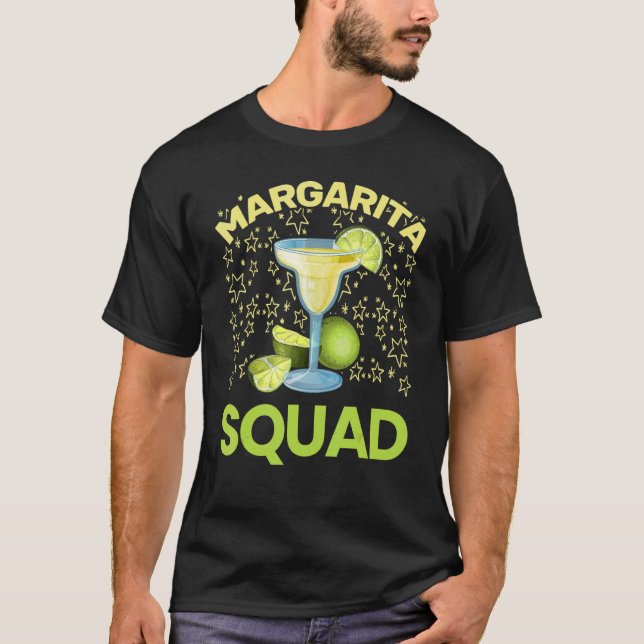 Camiseta Equipo Margarita Glass Juice Margarita Squad Pa (Anverso)
