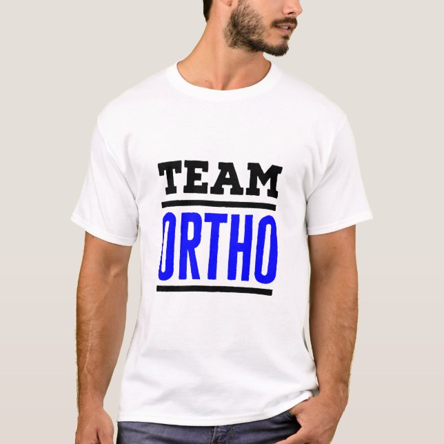 Camiseta Equipo Médica de Enfermeras Ortopédicas Ortopédica (Anverso)