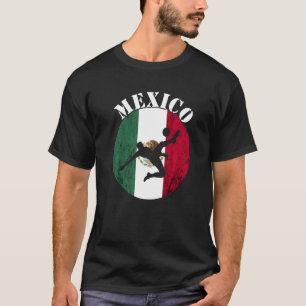 Camiseta Equipo mexicano de fútbol con bandera de México ar