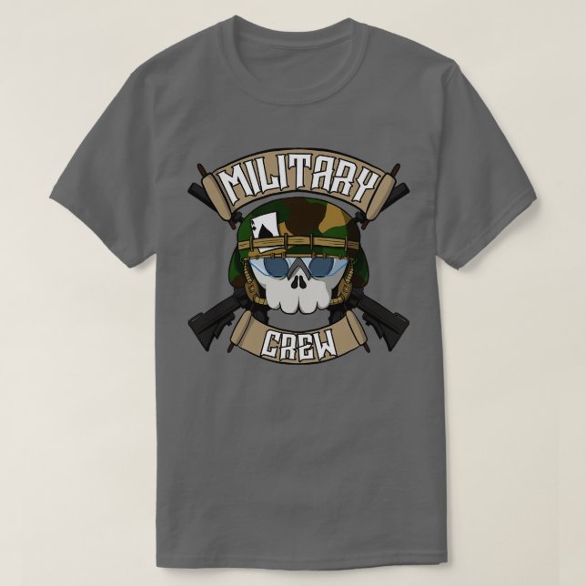 Camiseta Equipo militar Pirata Jolly (Diseño del anverso)