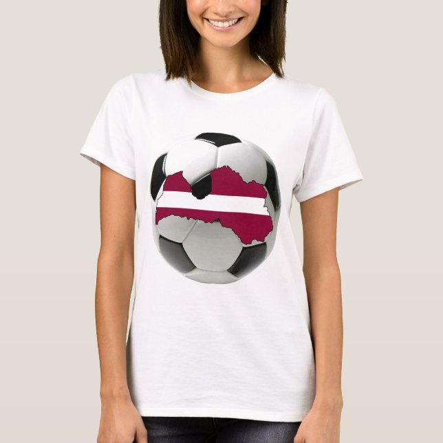 Camiseta Equipo nacional de Letonia (Anverso)