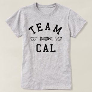 Camiseta Equipo negro huérfano caloría