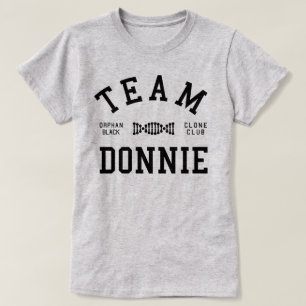 Camiseta Equipo negro huérfano Donnie