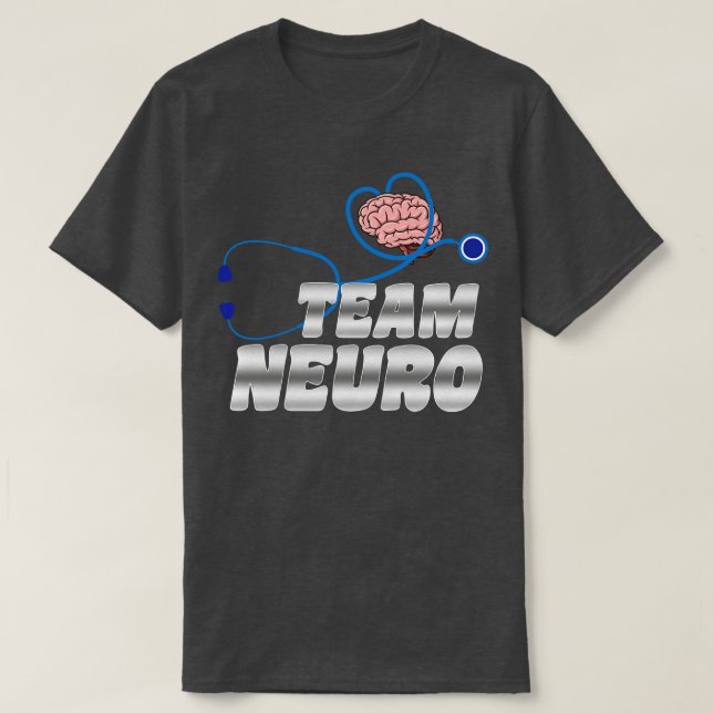 Camiseta Equipo Neuro Neurocirujano Neurólogo Cirujano Cere (Diseño del anverso)