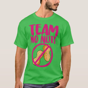 Camiseta Equipo No Nuts Gracioso Género Revelar El Amor De 