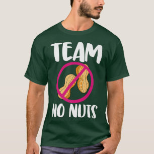 Camiseta Equipo No Nuts Gracioso Género Revelar El Amor De 