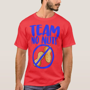 Camiseta Equipo No Nuts Gracioso Género Revelar Maní Amor72