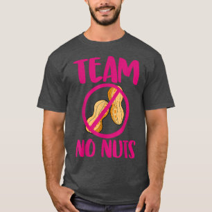 Camiseta Equipo No Nuts Gracioso Género Revelar Maní Amor 7