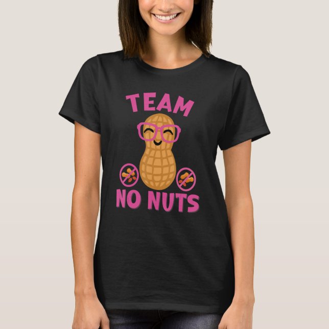 Camiseta Equipo No Nuts Gril Género Revelar Fiesta Coincide (Anverso)
