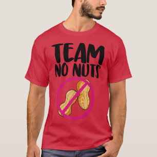 Camiseta Equipo No Nuts Peanut Gracioso Género Revelar Amor