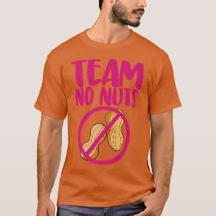 Camiseta Equipo No Nuts Peanut Gracioso Género Revelar Amor