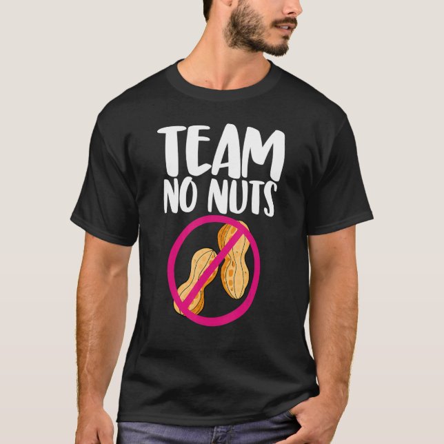 Camiseta Equipo No Peanut Tasty Género Revelar Nueces Lov (Anverso)