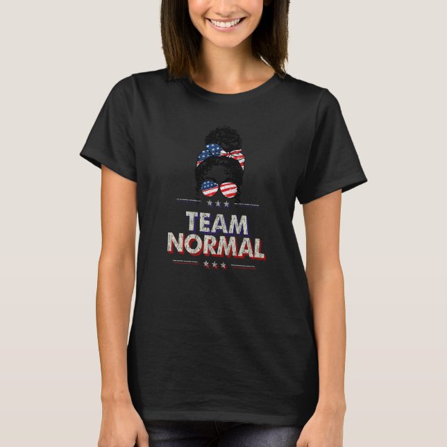 Camiseta Equipo Normal Humor Político Equipo No (Anverso)