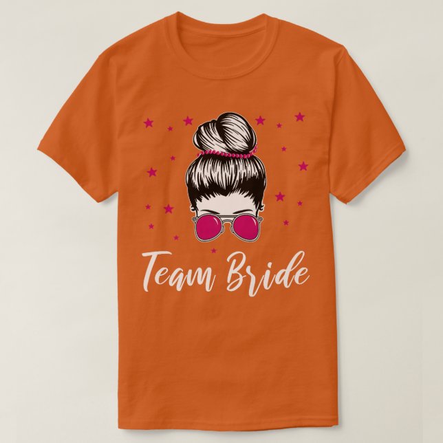 Camiseta Equipo Novia Cásate Novia Genial Despedida de Solt (Diseño del anverso)