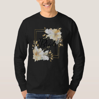 Camiseta Equipo Novia Dama de Honor Boda Ducha Nupcial Flor