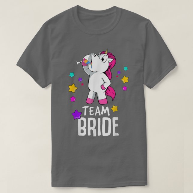 Camiseta Equipo Novia Despedida de Soltera 476 (Diseño del anverso)