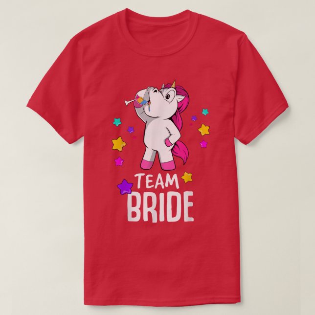 Camiseta Equipo Novia Despedida de Soltera 476 (Diseño del anverso)