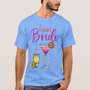 Camiseta Equipo Novia Despedida de Soltera Jga Cóctel