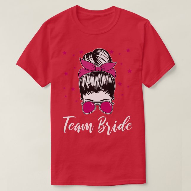 Camiseta Equipo Novia Despedida de Soltera Premium (Diseño del anverso)