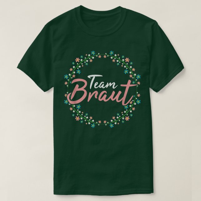 Camiseta Equipo novia Despedida de soltero  (Diseño del anverso)