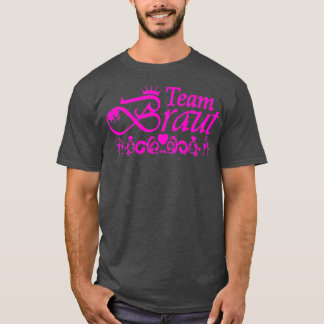 Camiseta equipo novia despedida de soltero hotpink