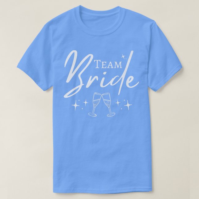 Camiseta Equipo Novia Divertido Set de Despedida de Soltera (Diseño del anverso)