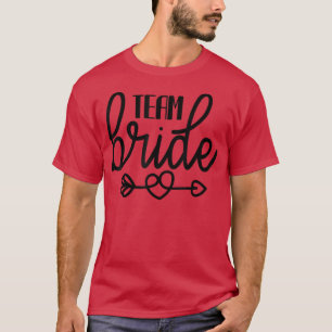 Camiseta Equipo Novia Flecha Fiesta de Boda Y Despedida de 