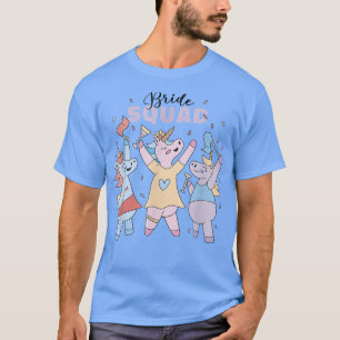 Camiseta Equipo Novia Mujer Boda Partido de la Novia Squad