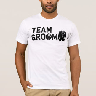 Camiseta Equipo Novio Boda Despedida de Soltero Gráfico de