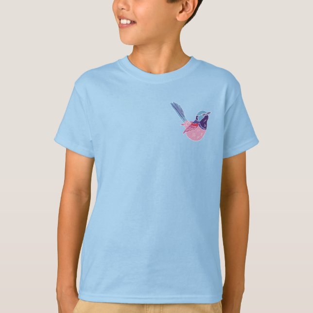 Camiseta Equipo NuBurd Youth Tee - Azul (Anverso)