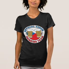 Camiseta Equipo Oficial Checo De Bebidas Para La Mujer Chec