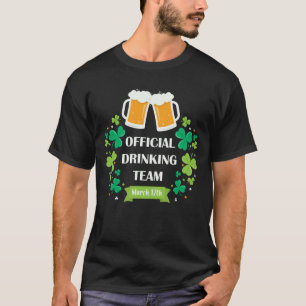 Camiseta Equipo oficial de bebidas T-Shirt St Patrick's Day