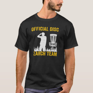 Camiseta Equipo Oficial de Búsqueda de Discos Frisbee Golf 