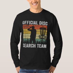 Camiseta Equipo Oficial de Búsqueda de Discos Frisbee Golf