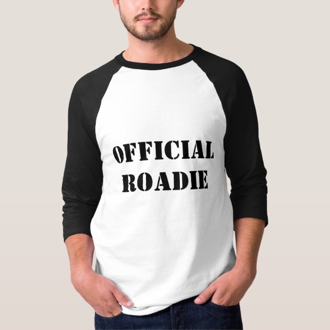 CAMISETA EQUIPO OFICIAL DE ROADIE/ROAD (Anverso)