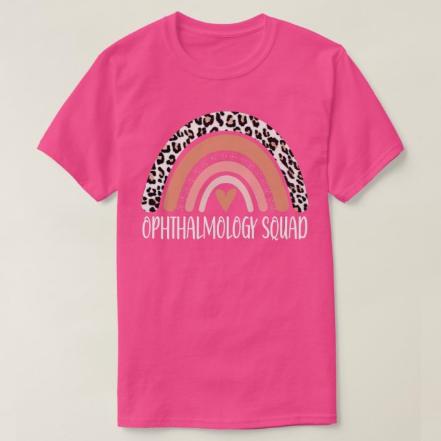 Camiseta equipo oftalmológico Optometría (Diseño del anverso)