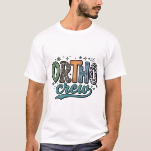 Camiseta Equipo ortodoncista diseño vectorial equipo dental